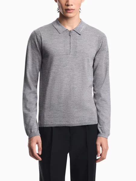 Вовняний Джемпер Emporio Armani сірий