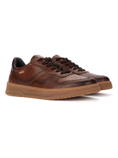 Sneakersy Pikolinos skórzane brązowe