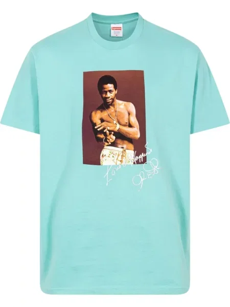 Tricou Supreme cu imagine albastru