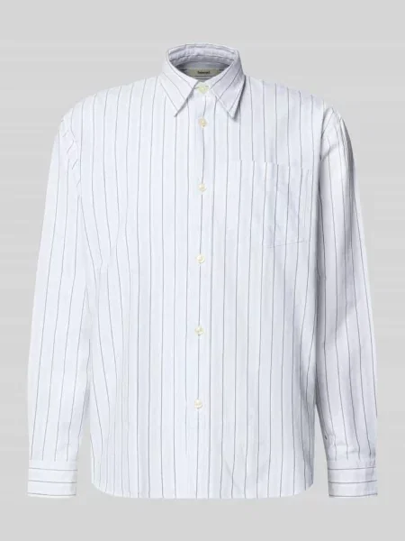 Koszula casualowa o kroju relaxed fit z czystej bawełny model ‘OXFORD SHIRT’ Selected Homme biała