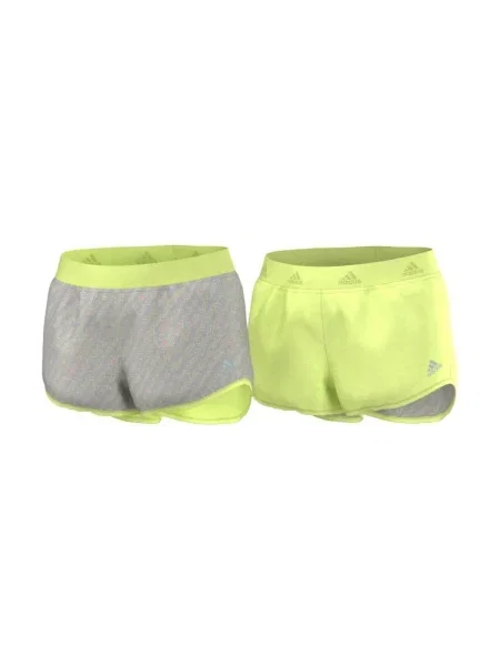 Pantaloni Adidas alergare scurte verde