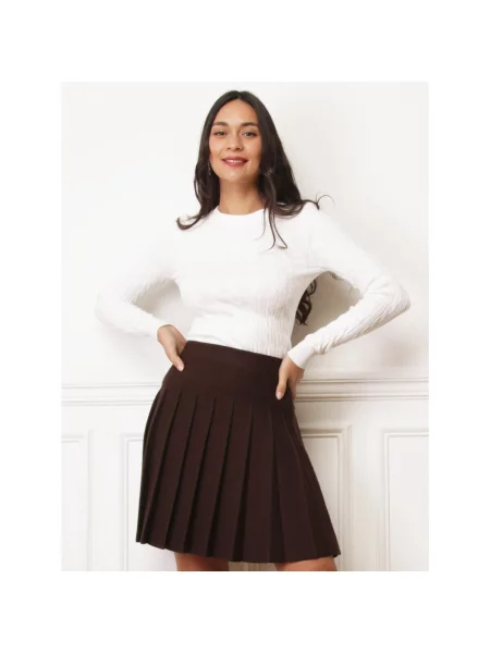 Suknja La Modeuse smeđa