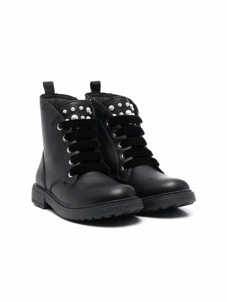 Buty do kostki dziecięce Geox czarne