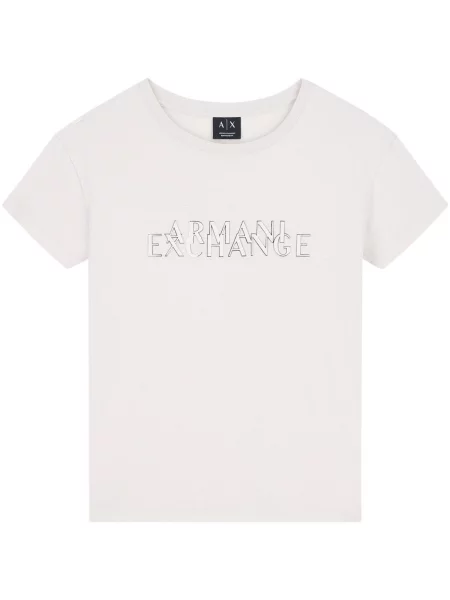 Tricou Eax bej