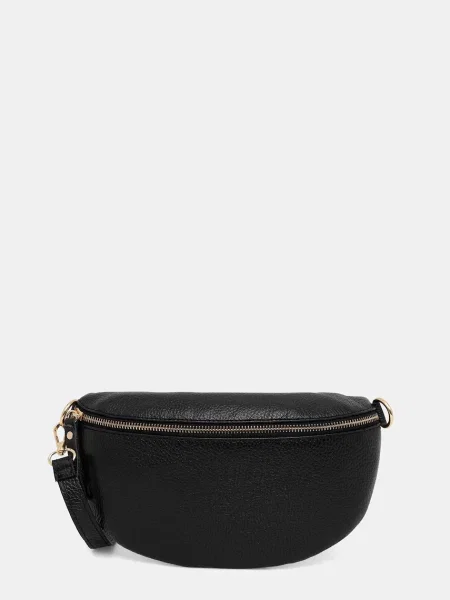 Usnjena opasna torbica Answear.LAB črna