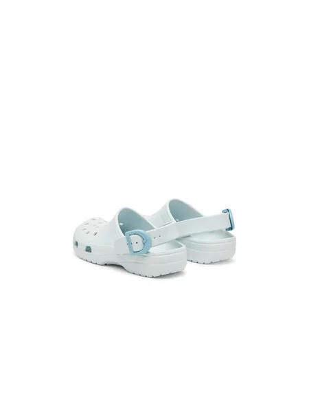 Crocs Šlepetės Classic Enamel Buckle Clog Šviesiai mėlyna