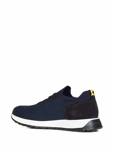 Sneakerși Doucal's din piele de căprioară albastru