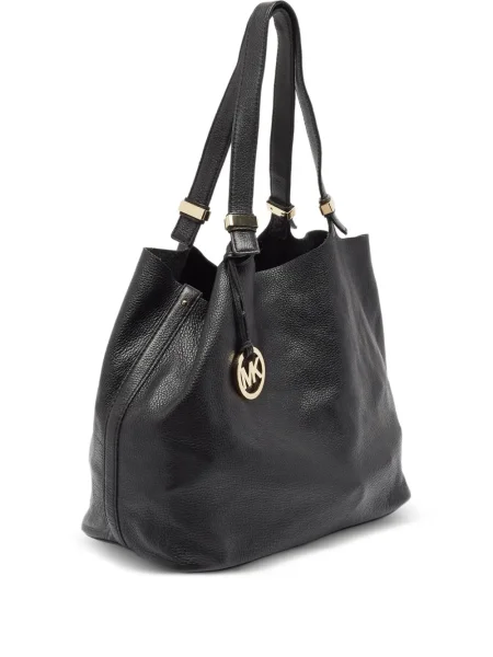 Geanta de piele Michael Kors din piele negru