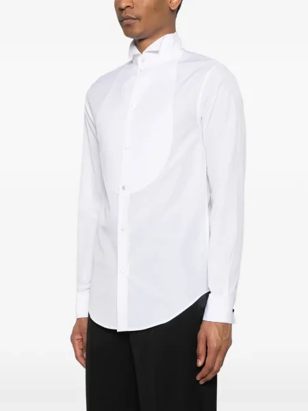 Gulerat cămașă Emporio Armani alb