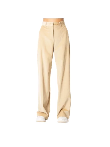 Spodnie Weekend Max Mara beżowe
