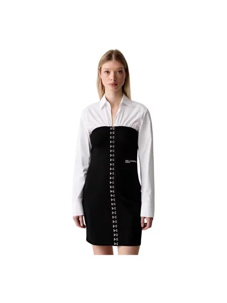 Sukienka mini Karl Lagerfeld czarna
