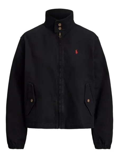 Koszulka Polo Ralph Lauren w paski garniturowa płócienna niebieska