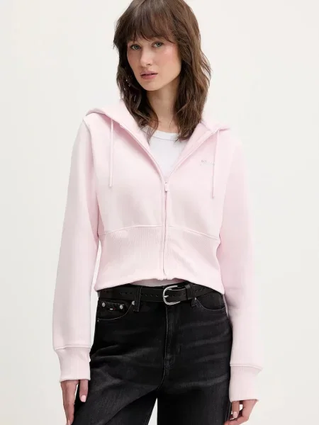 Tommy Jeans Hanorac pastel roz