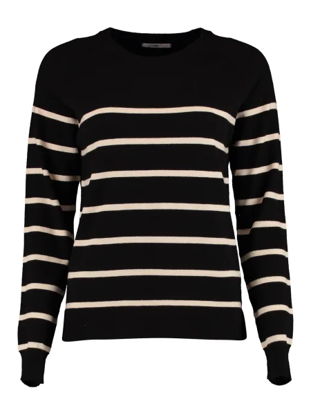 Hailys Pulover bej negru