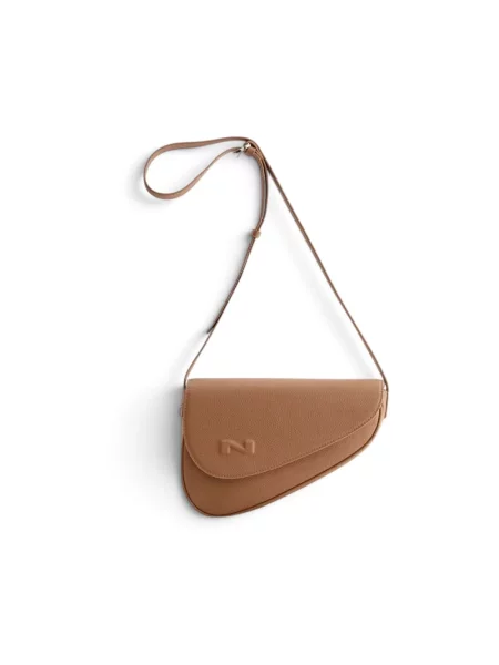 Torebka crossbody Nathan-baume skórzana brązowa