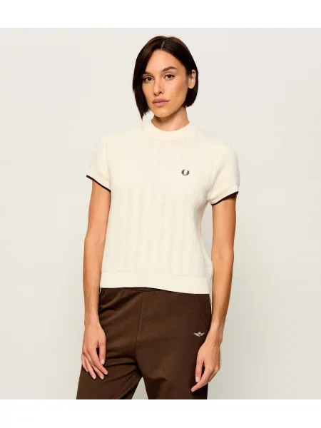 Pulover Fred Perry cu guler înalt