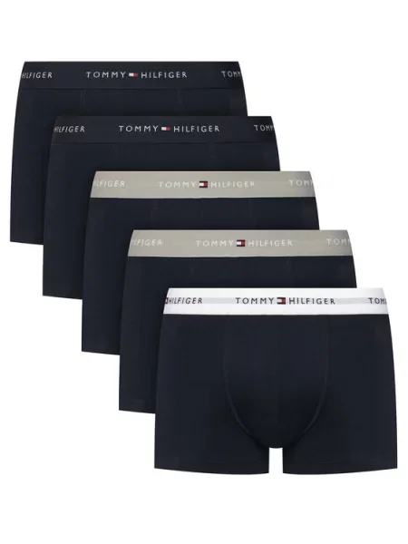 Tommy Hilfiger Underwear Boxerky sivá / červená biela čierna