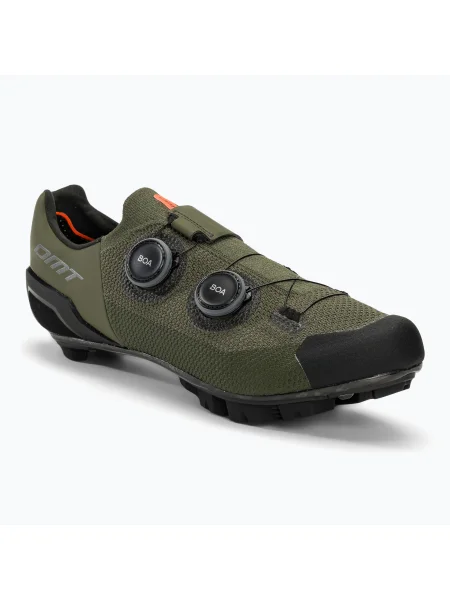 Olcsóbban. Kerékpáros cipő MTB férfi DMT green/black. Méret: 44 EU fekete