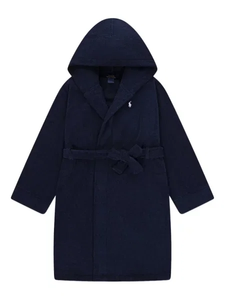 Szlafrok dziecięcy Polo Ralph Lauren niebieski