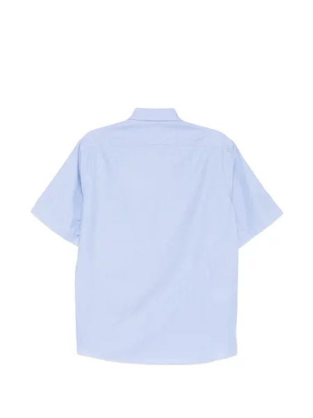 Cămașă Boss cu broderie albastru