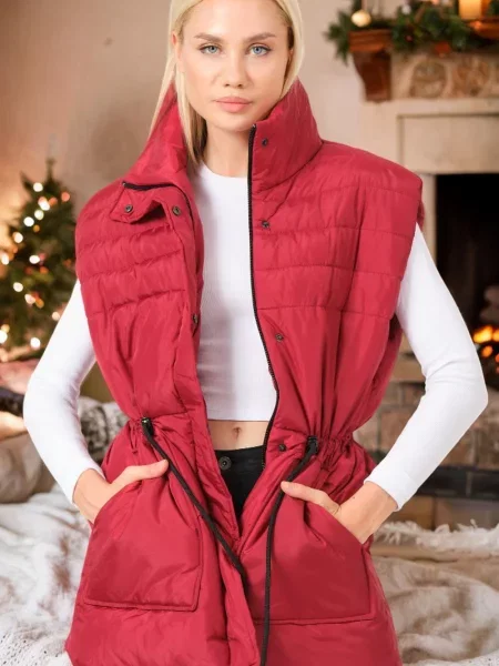 Vestă Dewberry bordo