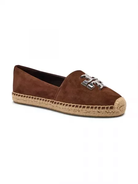 TORY BURCH Bőr espadrilles cipő ELEANOR barna