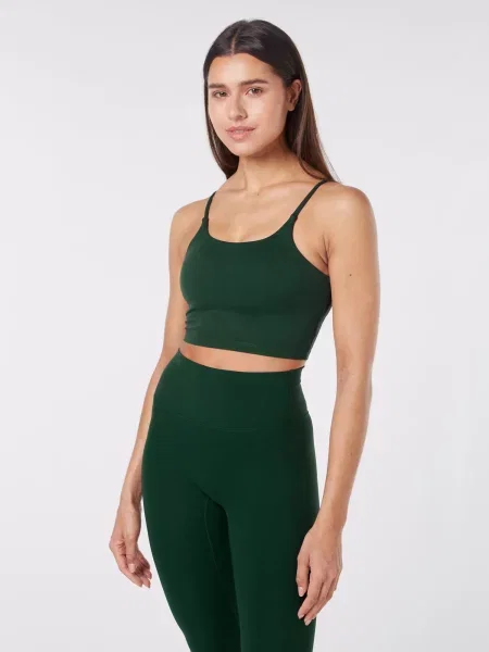 YO-GAYA Αθλητικό σουτιέν Sports Bra σκούρο πράσινο