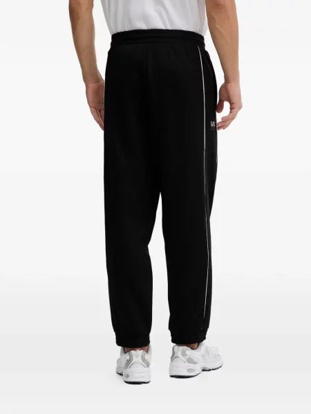 Hlače Ea7 Emporio Armani s printom crna