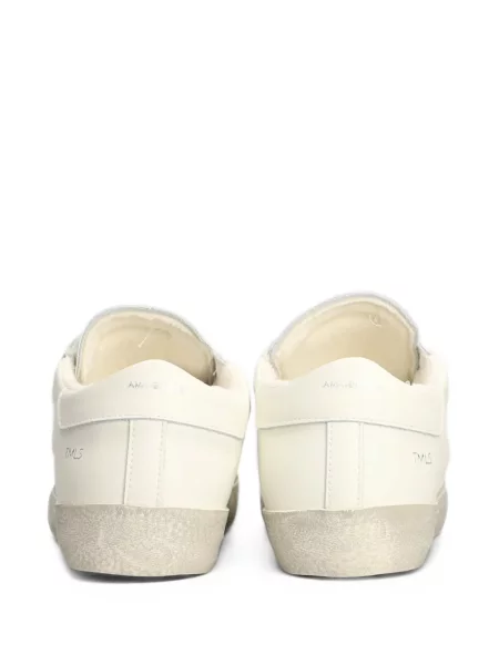 Sneakers Ama Brand με κορδόνια με σχέδιο με δαντέλα λευκό
