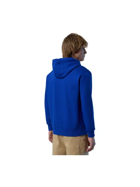 Bluza z kapturem North Sails z kapturem z nadrukiem niebieska