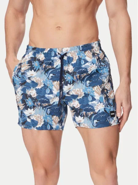 Plavecké šortky BOSS modré