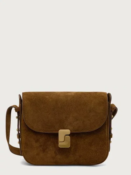 Soeur BELLISSIMA MINI geantă crossbody pentru femei din piele întoarsă