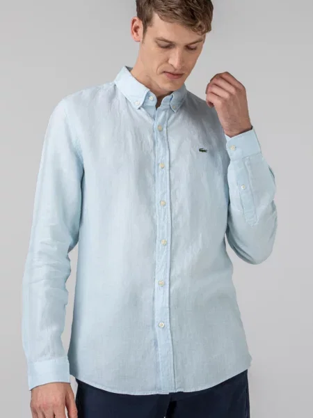 Сорочка Lacoste блакитна