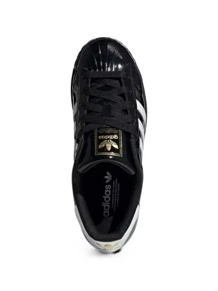 Bőr futó sneaker Adidas Climacool fekete