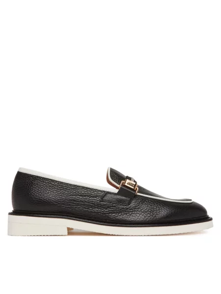 Loafersy Pollini czarne