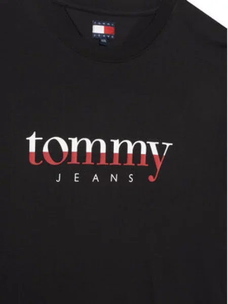 Tričko Tommy Jeans černé