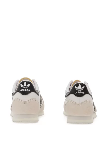 Sneakerși Adidas Campus cu imagine alergare din piele de căprioară negru