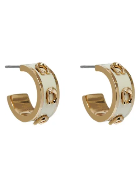 Обеци Coach златисто