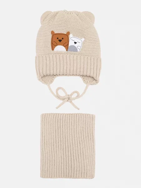 YUKI Шапка/шарф Для хлопчиків бежевий