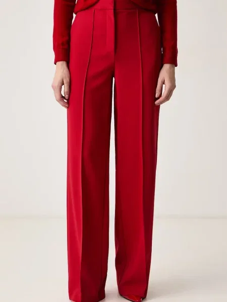 Elisabetta Franchi spodnie czerwone