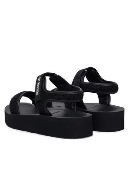 LOVE MOSCHINO Sandali črna
