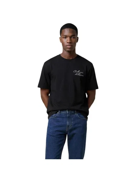 Póló Calvin Klein Jeans April Graphic Se Tee Black S fekete