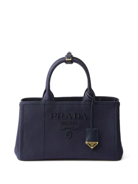 Geantă Prada din canvas albastru