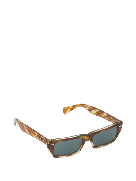 Saulės akiniai Marni Eyewear be kulniuko ruda