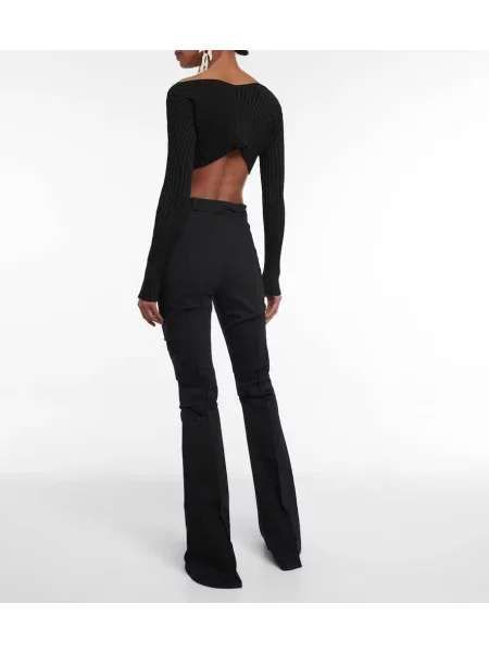 Cropp cardigan Jacquemus negru