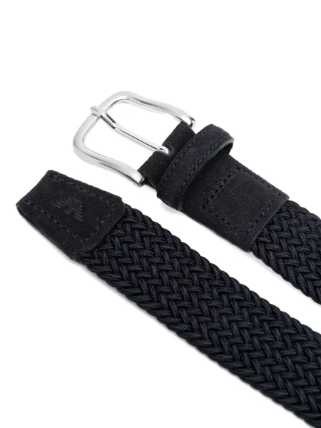 Curea Emporio Armani țesută albastru