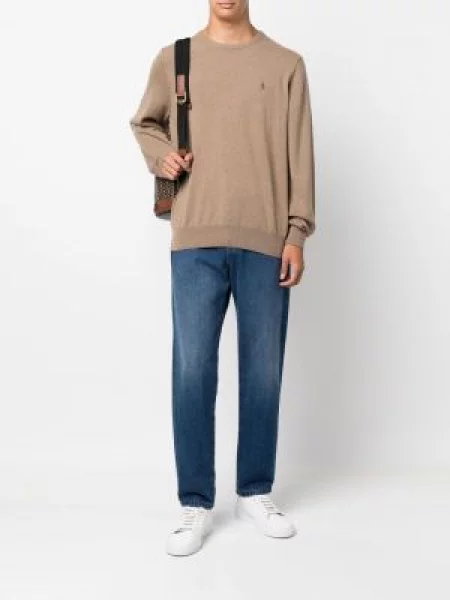 Vlněné polotričko Polo Ralph Lauren s výšivkou