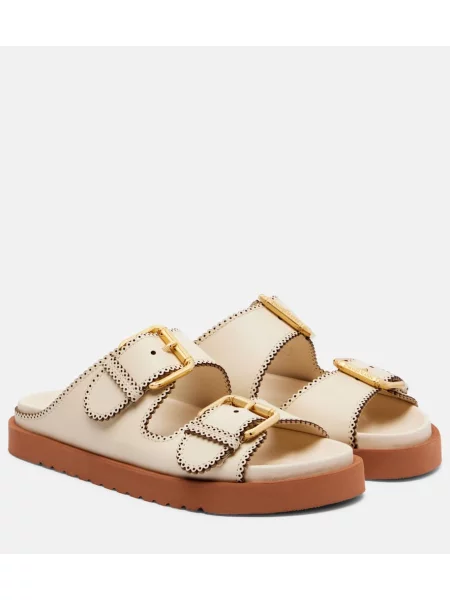 Sandale Zimmermann din piele alb