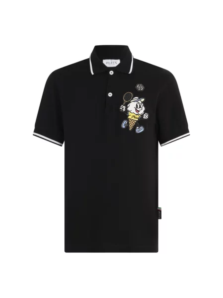 Koszulka polo Philipp Plein czarna