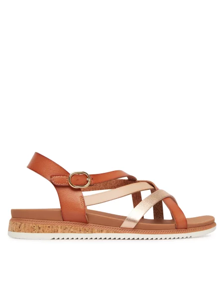 Sandále Skechers Desert Kiss Low hnedá